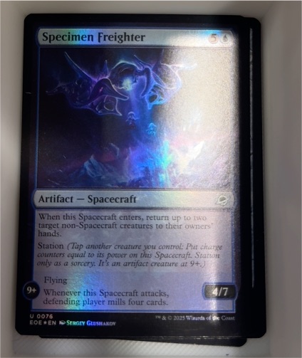 2023 Magic: The Gathering #76 Specimen Freighter — front