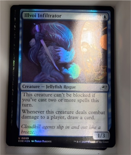 2023 Magic The Gathering Edge of Eternities #59 Illvoi Infiltrator — front