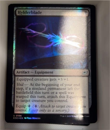 Hylderblade #0106 Edge of Eternities — front