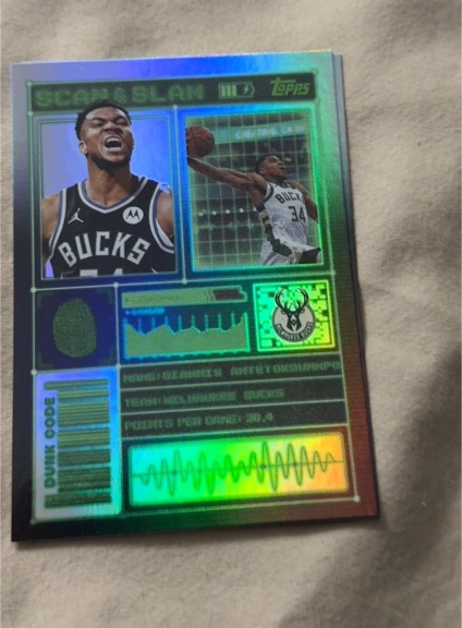 2025-26 Topps #SS-3 Giannis Antetokounmpo Scan & Slam — front