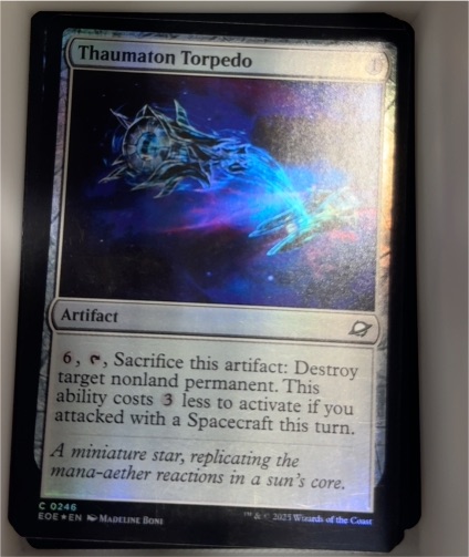 2023 Magic: The Gathering #0246 Thaumaton Torpedo — front