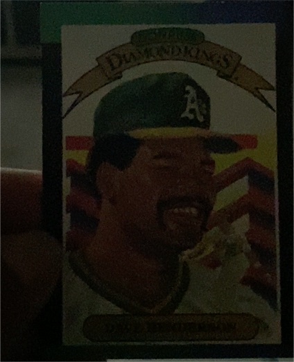 1988 Donruss Diamond Kings #20 Dave Henderson — front