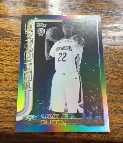 2025-26 Topps #213 Derik Queen — front