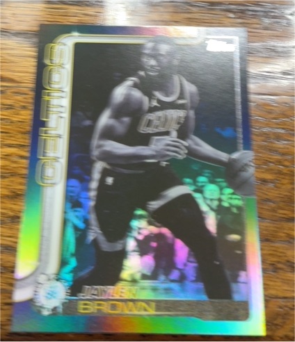 2025-26 Topps Basketball Blackout #2 Jaylen Brown — front