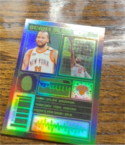 2025-26 Topps #SS-2 Jalen Brunson Scan and Slam — front