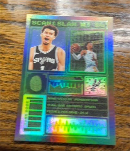 2025-26 Topps Scan & Slam #SS-15 Victor Wembanyama — front