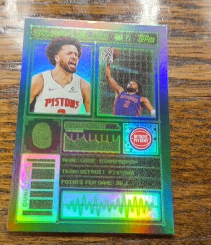 2025-26 Topps Scan and Slam #SS-10 Cade Cunningham — front