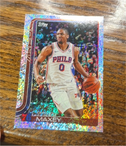 2025-26 Topps Basketball #21 Tyrese Maxey — front