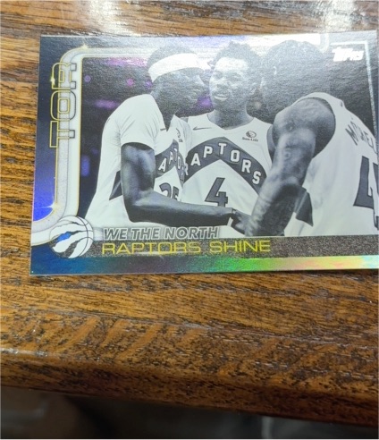 2025-26 Topps #276 We The North: Raptors Shine — front