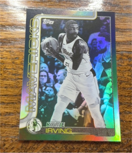 2025-26 Topps #168 Kyrie Irving Blackout — front
