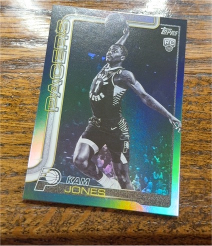 2025-26 Topps Blackout #239 Kam Jones — front