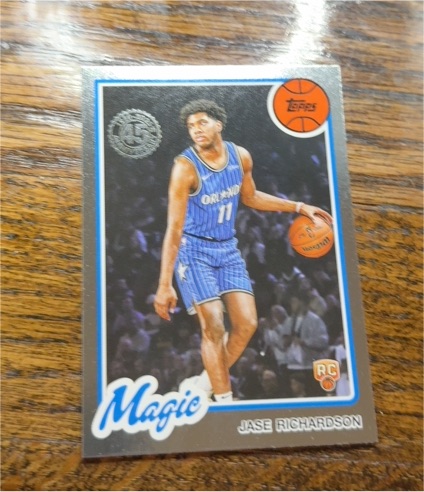 2025-26 Topps 45th Anniversary #80BK-71 Jase Richardson — front