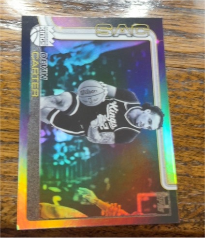 2023 Topps Devin Carter Sacramento Kings — front