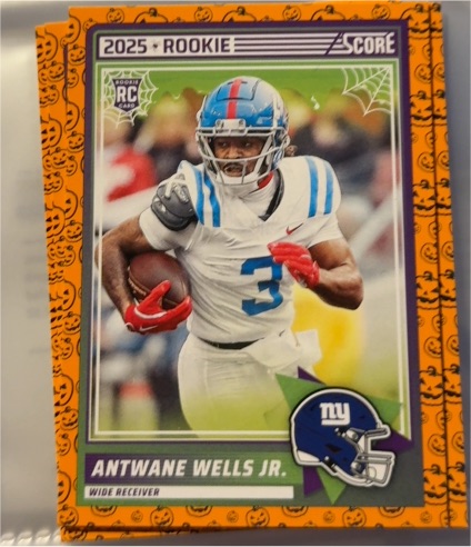 2025 Panini Score #67 Antwane Wells Jr. — front
