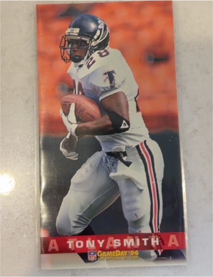 1994 Fleer Gameday #A Tony Smith — front