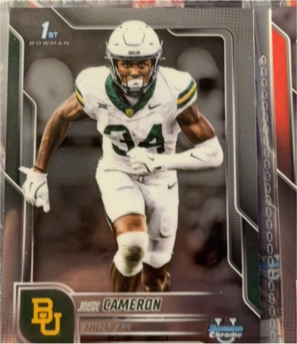 2025 Bowman Chrome University #60 Josh Cameron — front