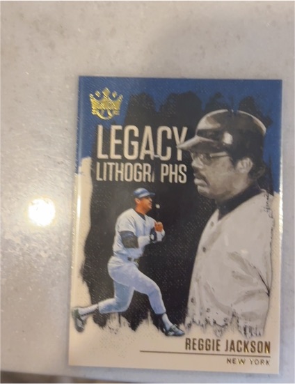 2021 Panini Diamond Kings Legacy Lithographs #LL-13 Reggie Jackson — front