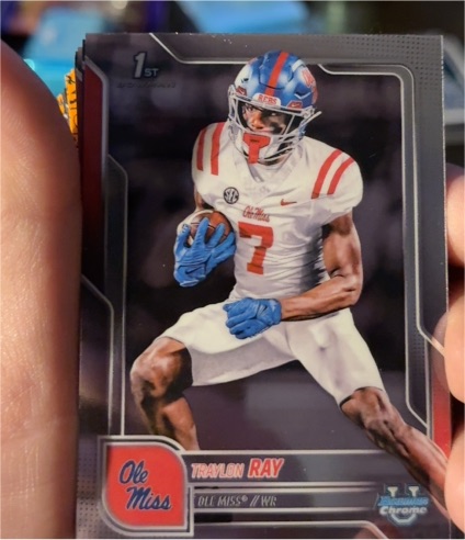 2025 Bowman University Chrome #134 Traylon Ray — front