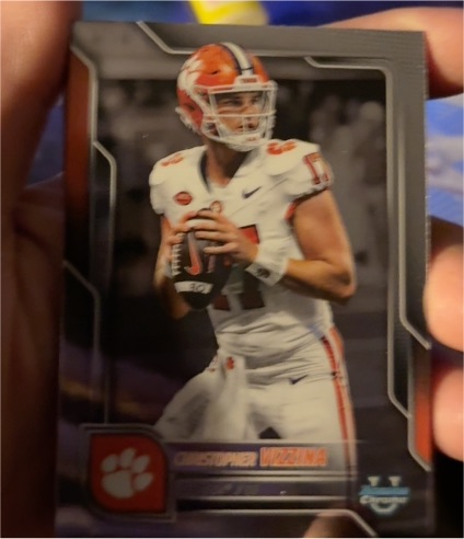 2025 Bowman University Chrome #178 Christopher Vizzina — front