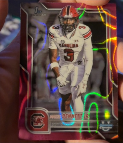 2025 Bowman Chrome University #66 Mazeo Bennett Jr. — front