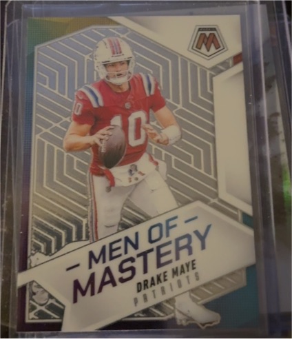 2025 Panini Mosaic #3 Drake Maye Men of Mastery — front