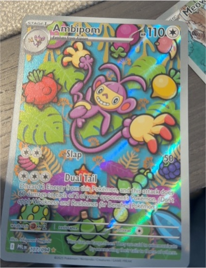 2023 Pokémon ME02 #107 Ambipom — front