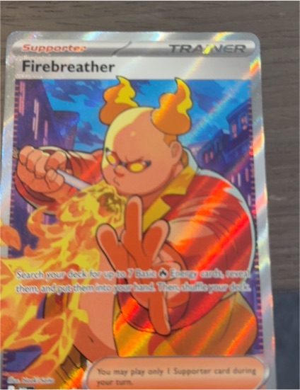 2025 Pokémon TCG ME02: Phantasmal Flames #119 Firebreather — front