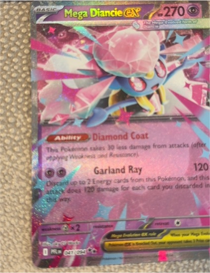 Mega Diancie EX 041/094 — front