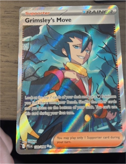 2023 Pokémon TCG Phantasmal Flames #120 Grimsley's Move — front