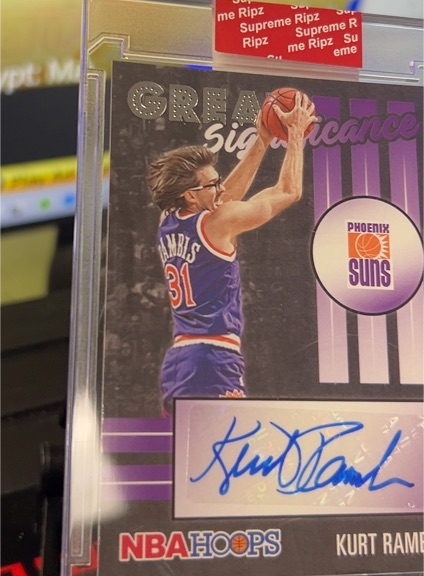 2020-21 Panini Hoops #GS-KRA Kurt Rambis Great SIGnificance — front