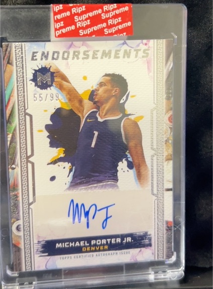 2024 Topps Motif Endorsements #ME-MPJ Michael Porter Jr. — front