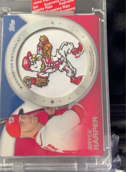 2014 Topps #CP-6 Bryce Harper Manufactured Commemorative Patch — front