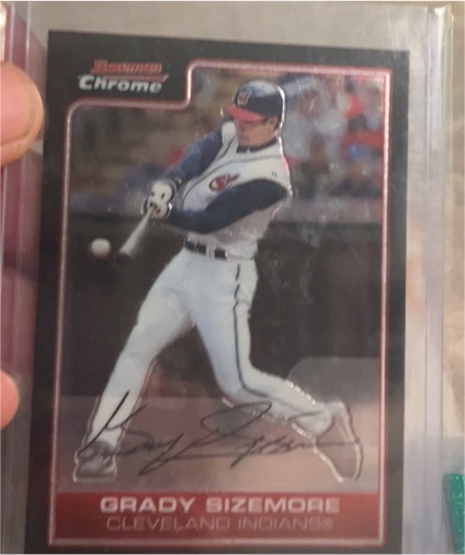 2006 Bowman Chrome Grady Sizemore Cleveland Indians — front