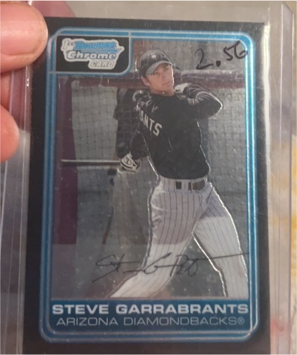 2006 Bowman Chrome #BC35 Steve Garrabrants — front