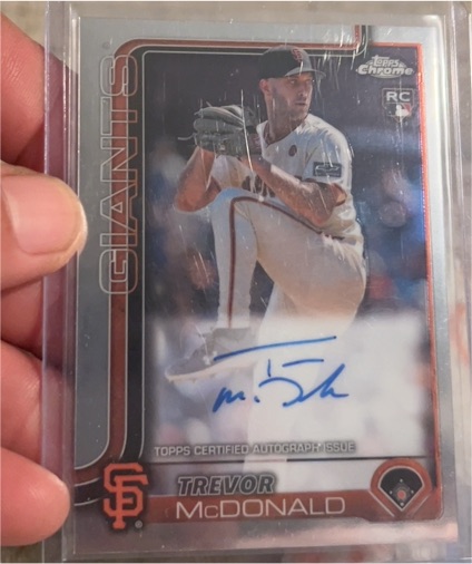 2025 Topps Chrome #RA-TMC Trevor McDonald — front