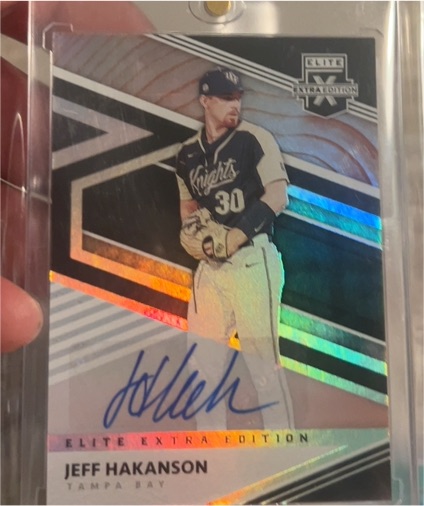 2020 Panini Elite Extra Edition Jeff Hakanson — front