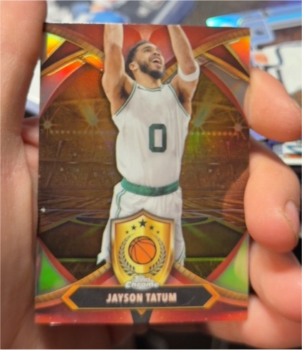 2024-25 Topps Chrome #BOD-4 Jayson Tatum — front