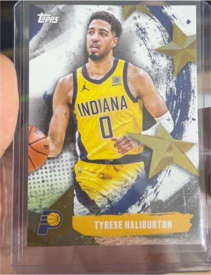 2025-26 Topps Stars of the NBA #SA-15 Tyrese Haliburton — front