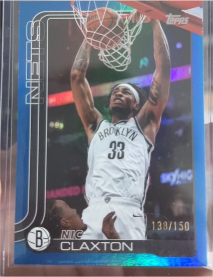 2025-26 Topps #10 Nic Claxton — front
