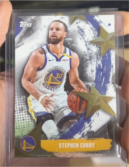 2025-26 Topps Stars of the NBA #SA-5 Stephen Curry — front