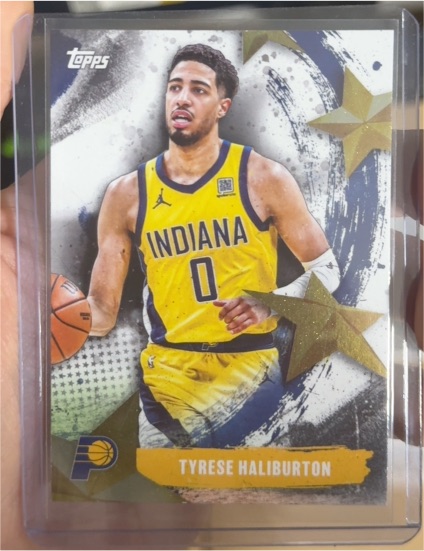 2025-26 Topps Stars of the NBA #SA-15 Tyrese Haliburton — front