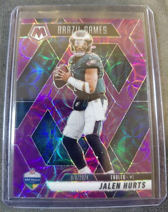 2025 Panini Mosaic #267 Jalen Hurts Brazil Games — front