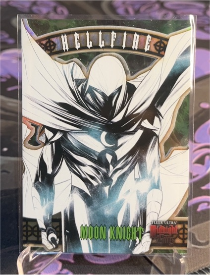 2023 Fleer Ultra Midnight Sons Hellfire #HF-14 Moon Knight — front
