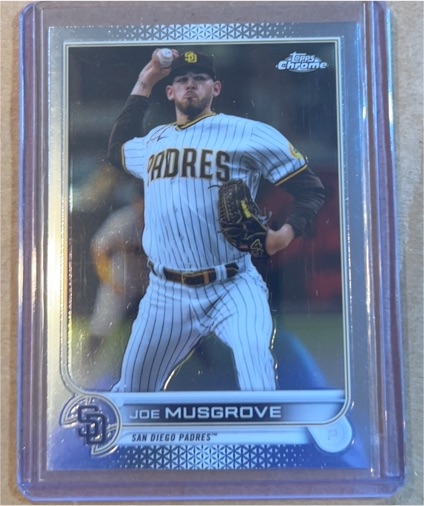 2022 Topps Chrome #11 Joe Musgrove — front