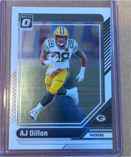 2024 Panini Donruss Optic #71 AJ Dillon — front