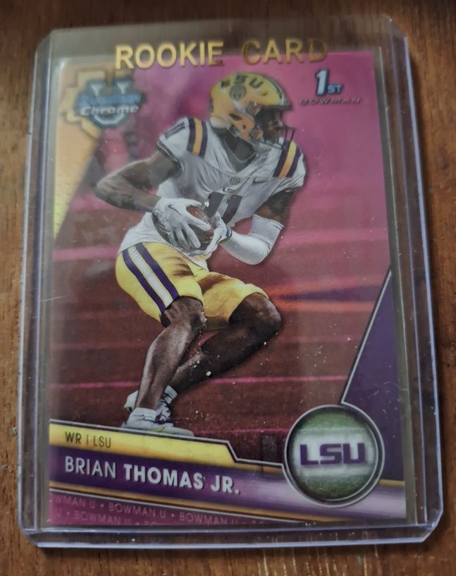 2023 Bowman Chrome University #8 Brian Thomas Jr. — front