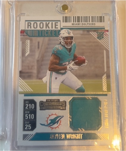 2024 Panini Contenders Rookie Ticket #RTS-JWT Jaylen Wright — front