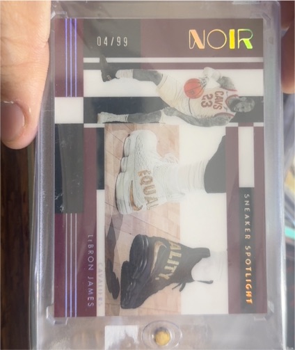 2024 Panini Noir #04/99 LeBron James Sneaker Spotlight — front