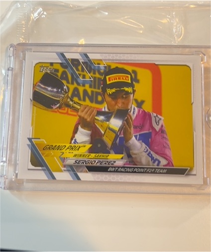 2021 Topps Formula 1 #153 Sergio Perez Grand Prix Winners — front