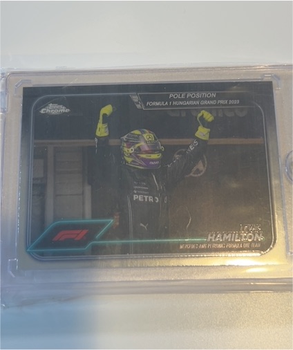 2024 Topps Chrome Formula 1 #158 Lewis Hamilton Pole Position — front